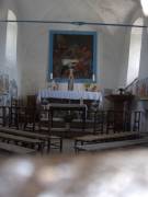 Interieur de la chapelle de point Ravier 